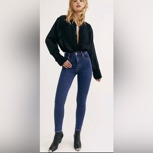 ROLLA’S Sz 30 Jeans Eastcoast High Rise Skinny Mid-Wash Ankle Length